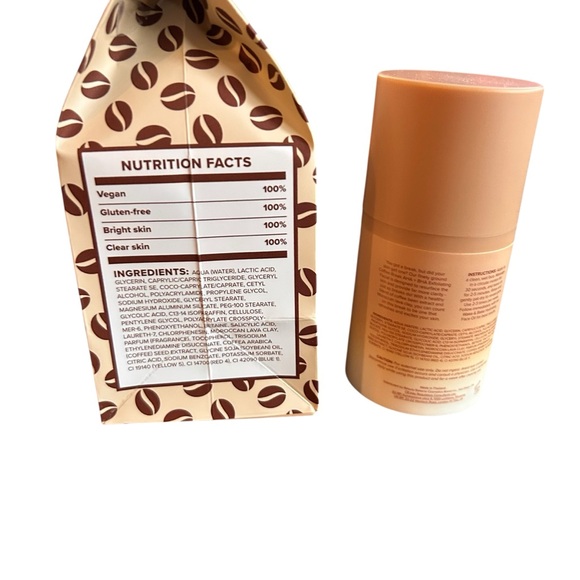 Beauty Bakerie AHA & BHA Coffee Break Exfoliating Facial Scrub Exfoliator NEW PC - Picture 7 of 11